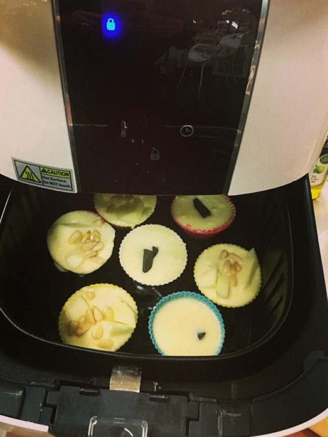 I Muffin nella nostra Airfryer Caso Design